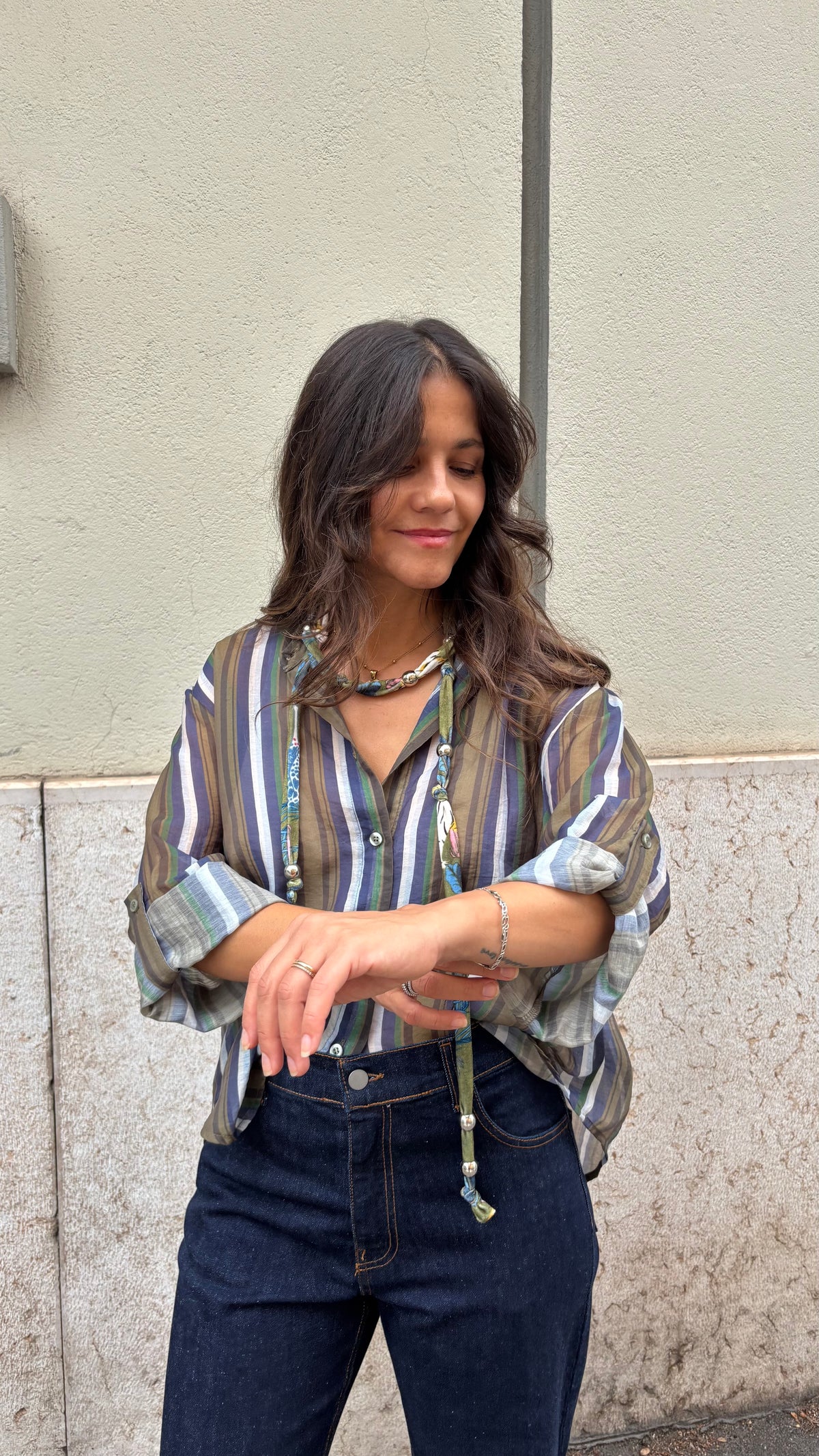 Camicia con collana