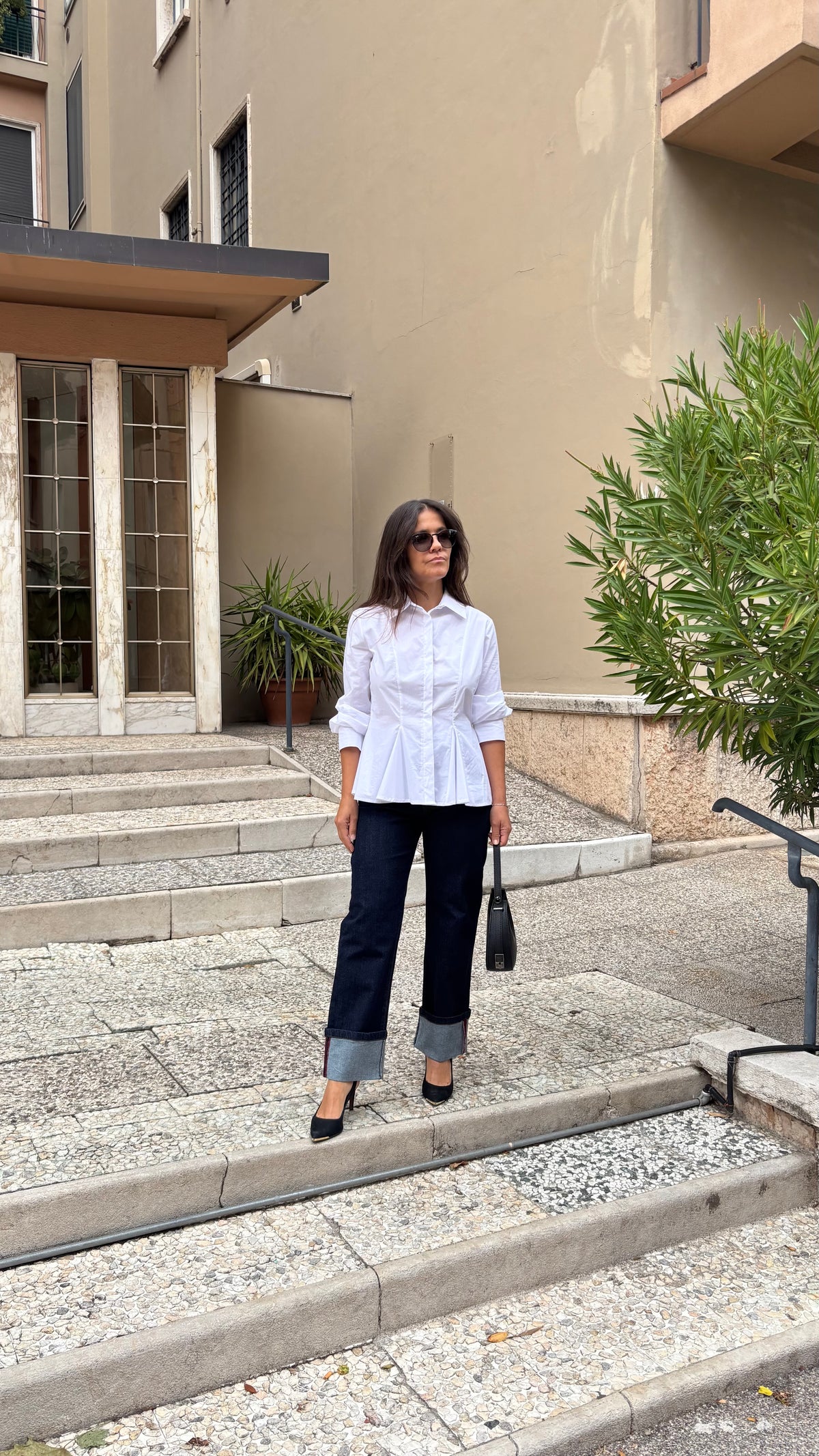 Camicia con Pinces Avvitata
