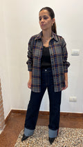 Camicia a Quadri Over