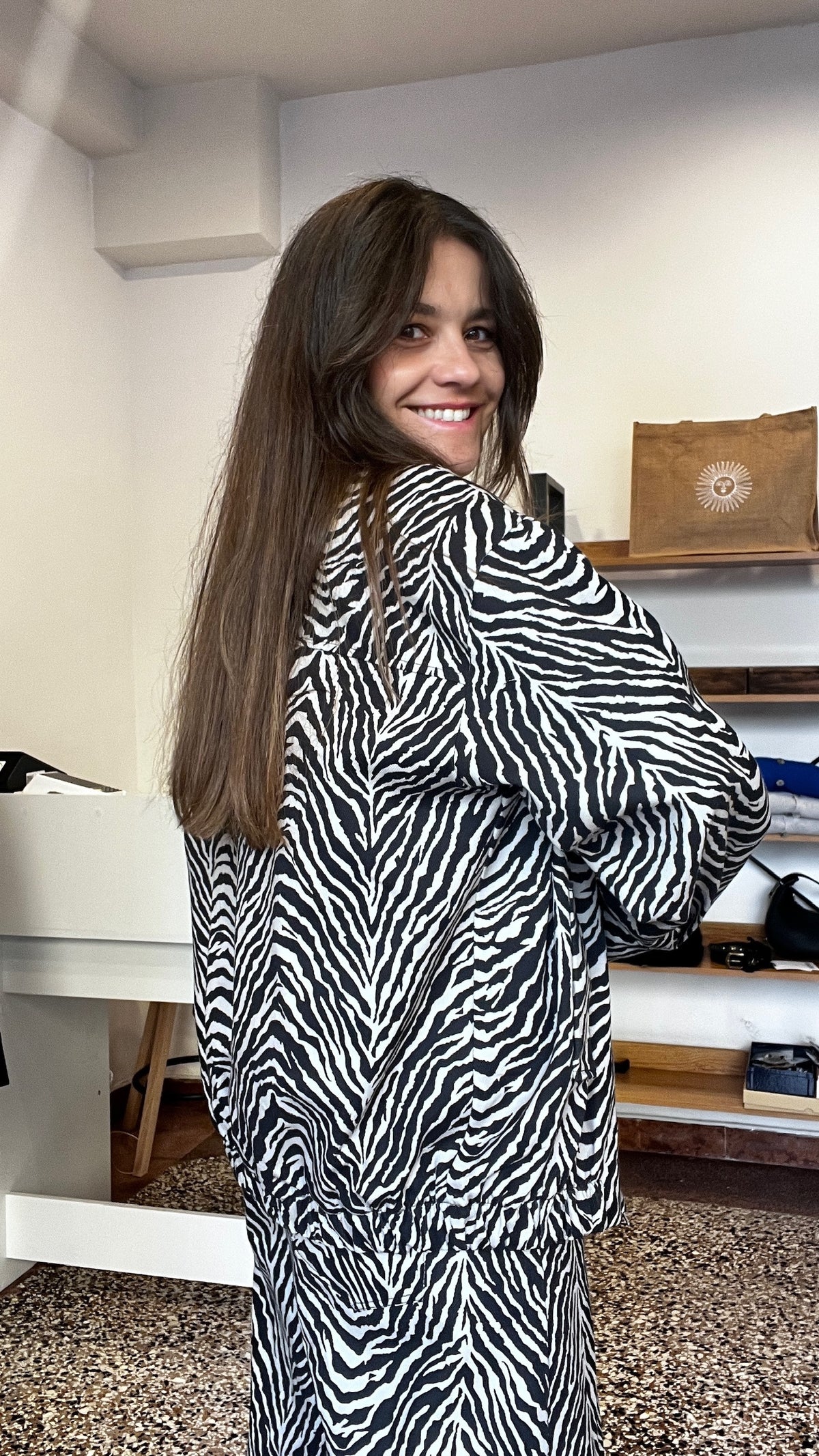 Bomber Zip Zebrato
