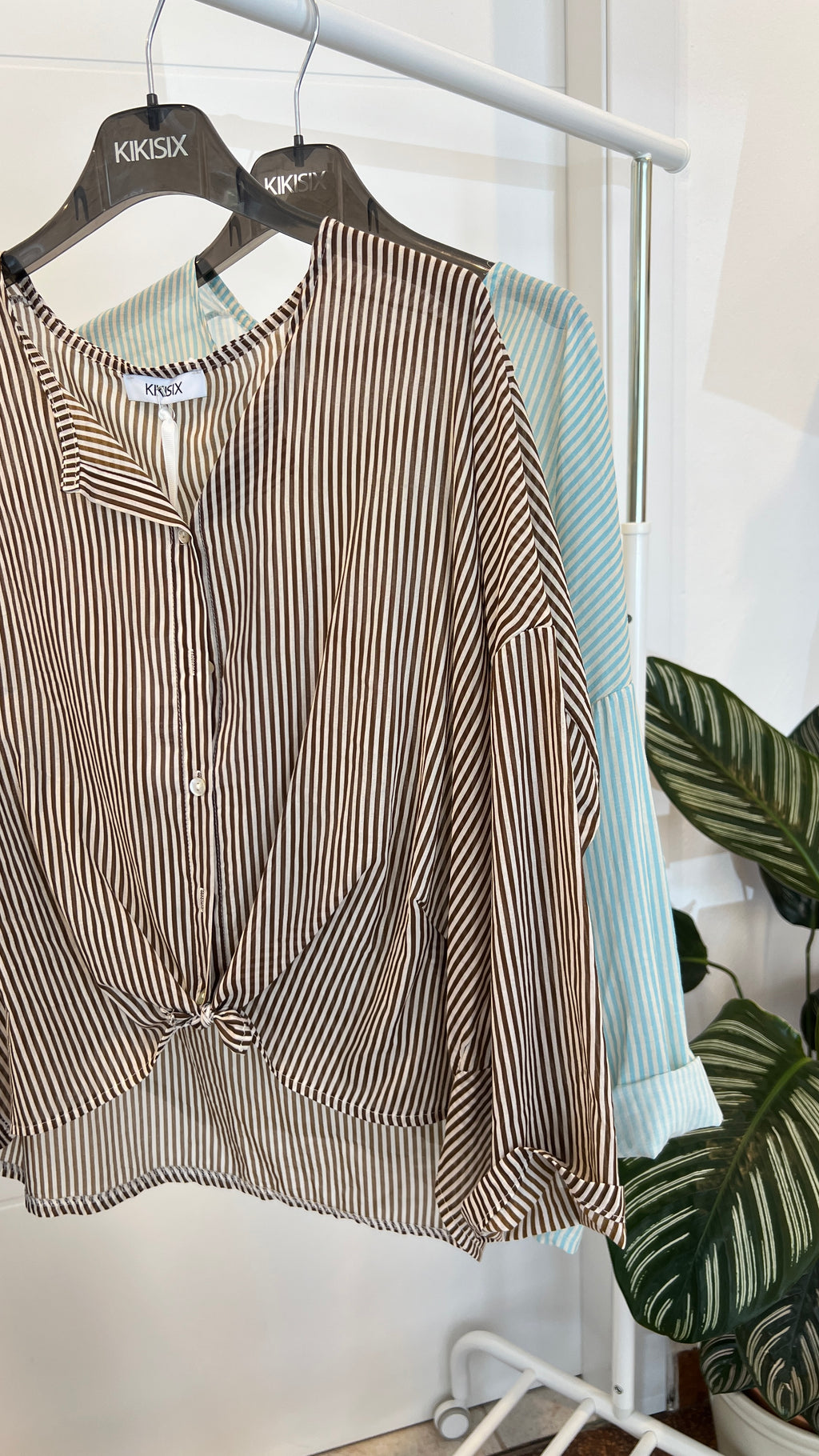 Camicia mussola righe