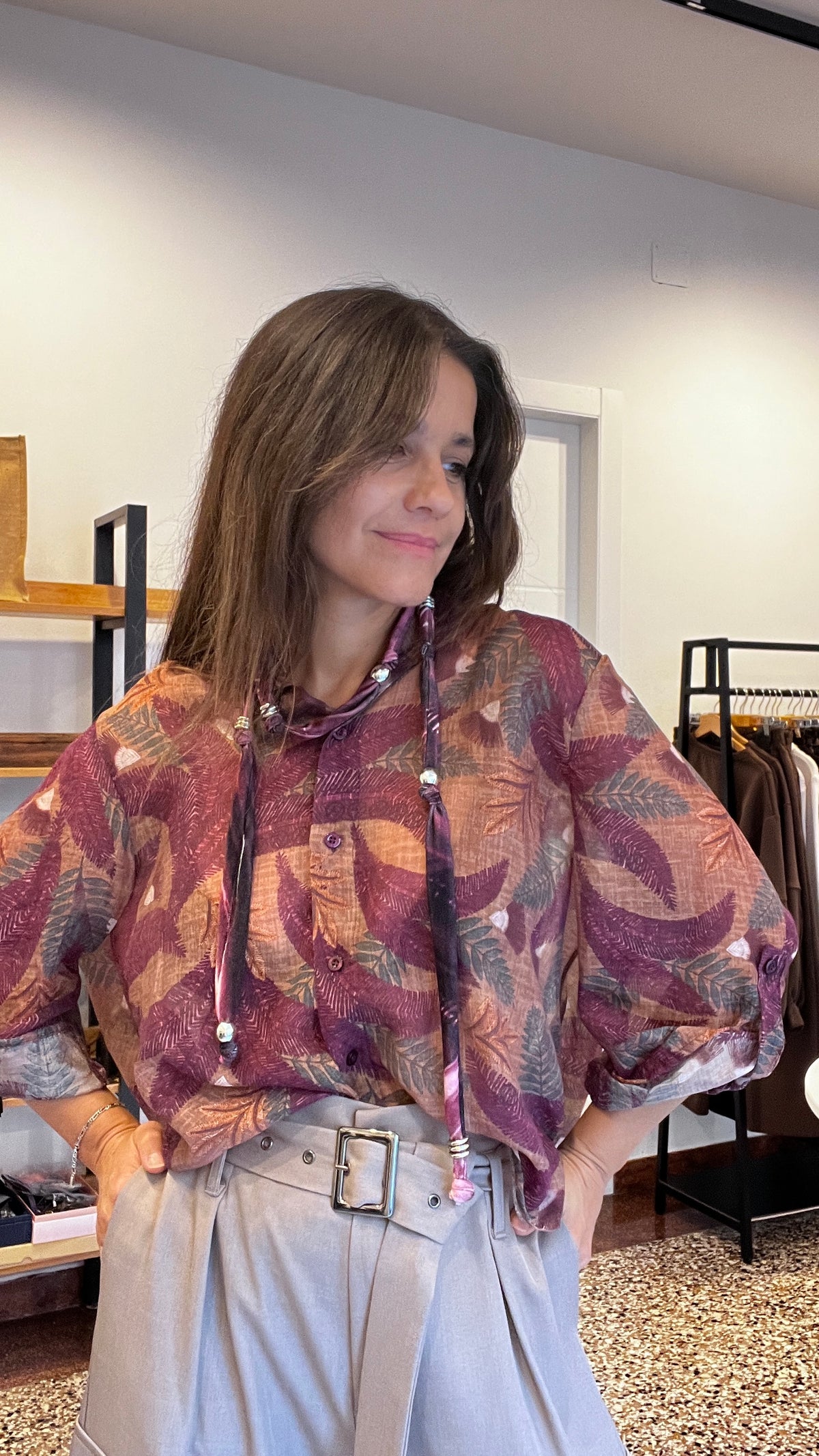 Camicia con collana