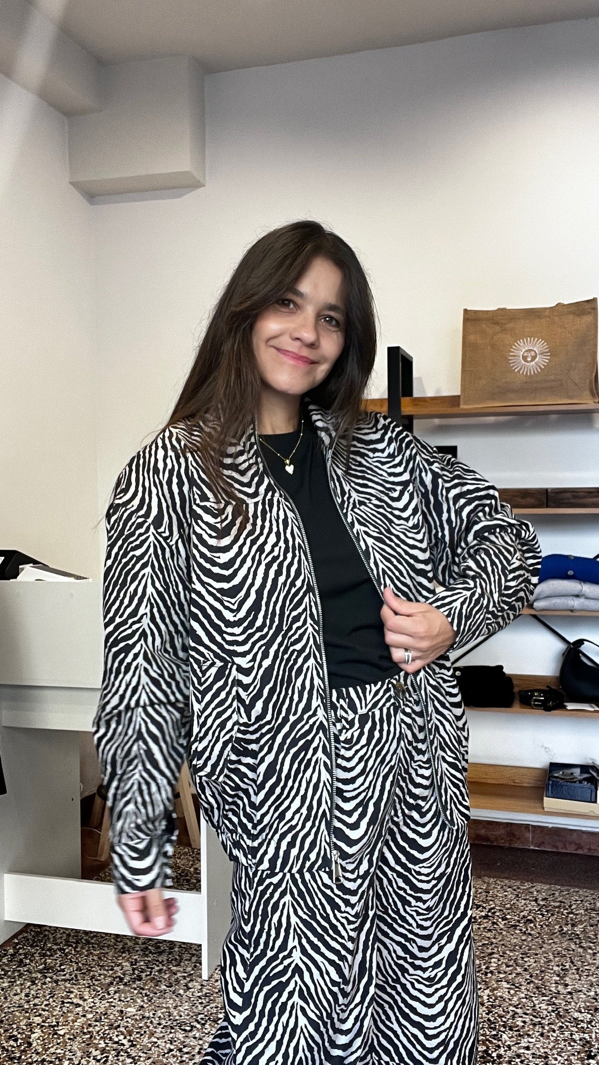 Bomber Zip Zebrato